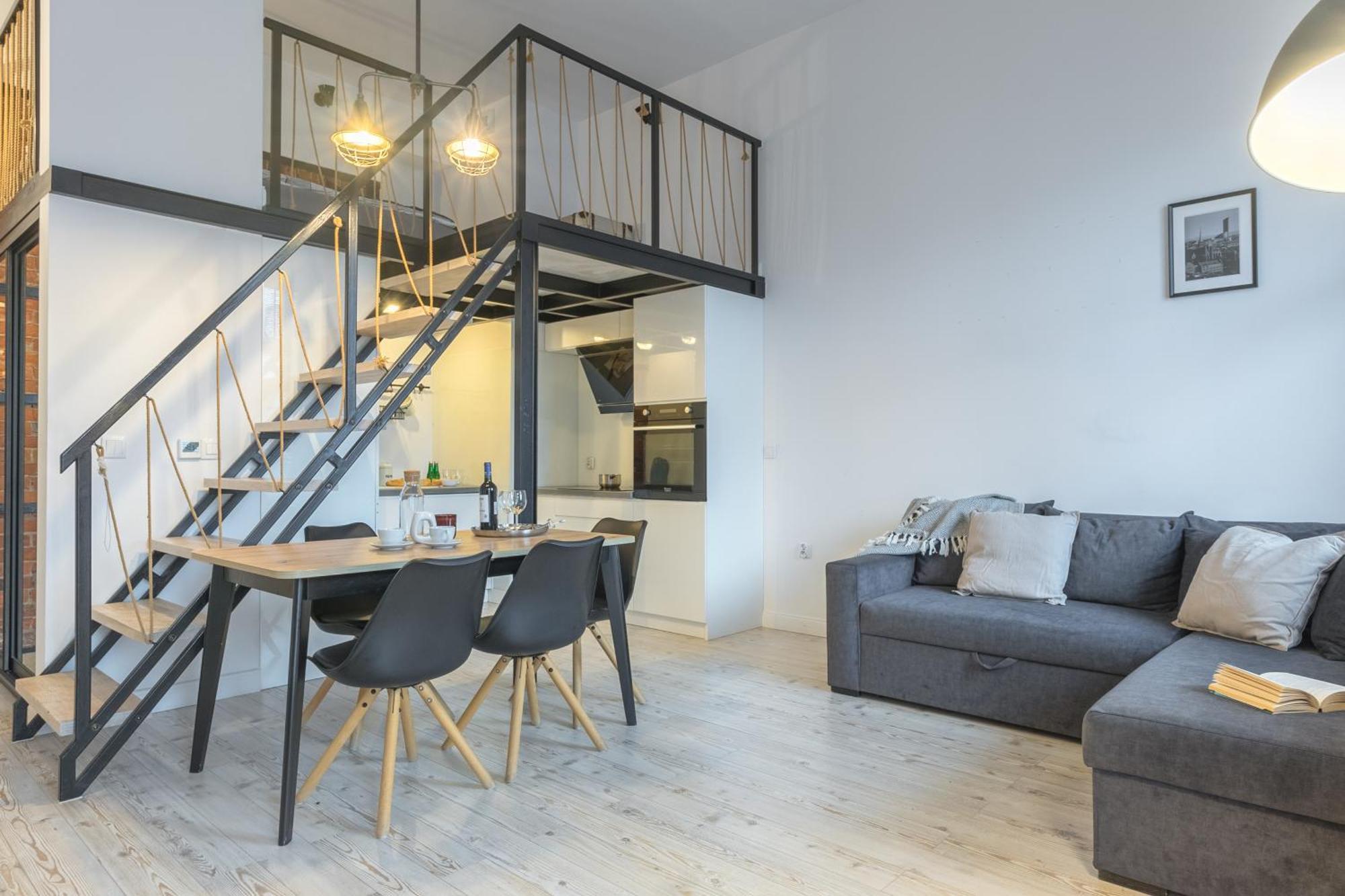 Apartament Z Antresola Nowa Papiernia